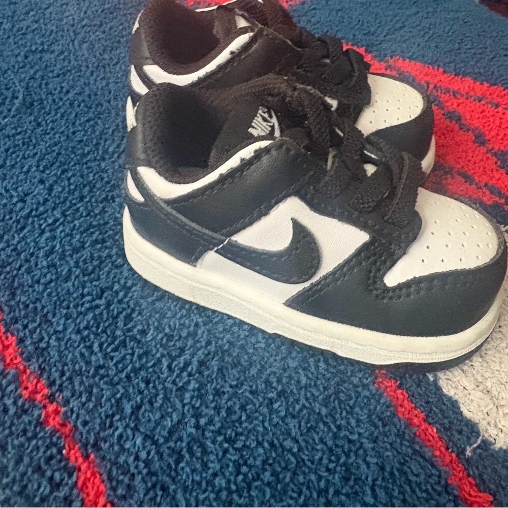 Black and White Sneakers Dunk Panda Toddler